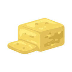 Illustration of Block of Butter 