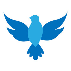 Holy Spirit Vector Flat Icon Design