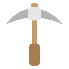 Pickaxe Vector Flat Icon Design
