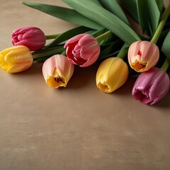 Pastel Tulips Aesthetic &ndash; Gentle Floral Wallpaper for Mother&rsquo;s Day