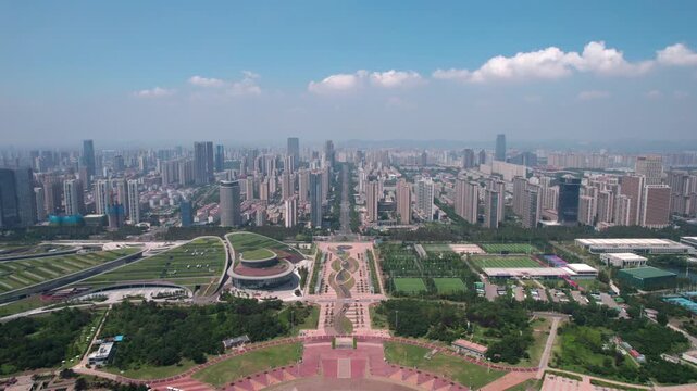 Rizhao City Coast Skyline