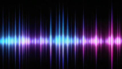 Audio Spectrum: Visual representation of sound waves pulsates with vibrant colors, illustrating the unseen world of audio frequencies. - Powered by Adobe