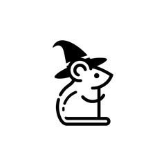 Bewitching Mouse Mascot in Striking Vector Illustration