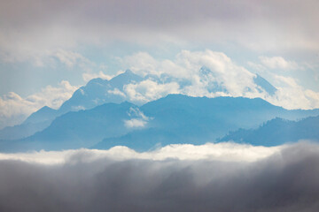 Doi Luang Chiang Dao Chiang Mai Thailand. beautiful sun rise