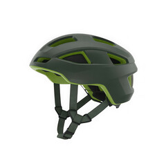  3d modern bicycle helmet design isolated on transparent background.