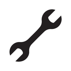 wrench vector icon Free Vector