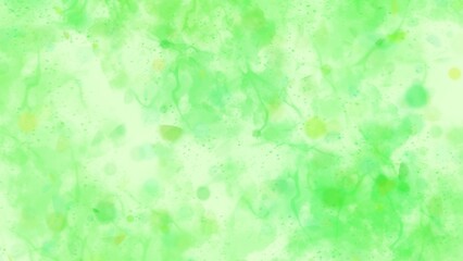 Bright Teal Green Watercolor Artistic Texture Background.