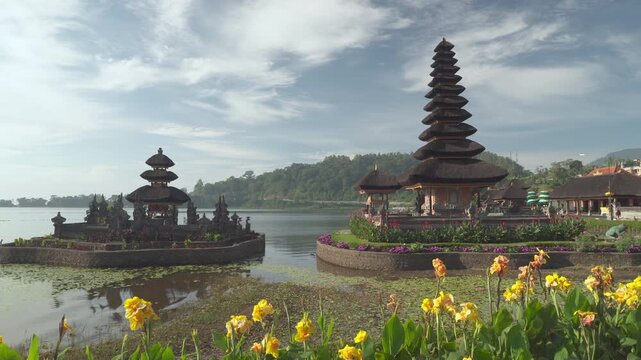 Pura Ulun Danu Beratan (Pura Bratan) in Bali, Indonesia