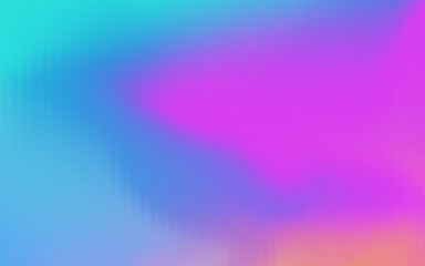 Vibrant pixelated gradient background with teal blue and magenta hues