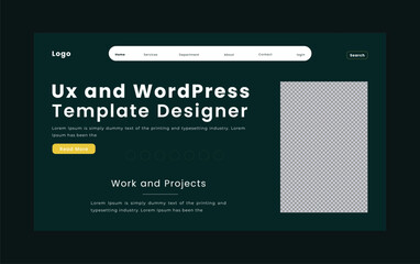 Ux and WordPress template designer for your company