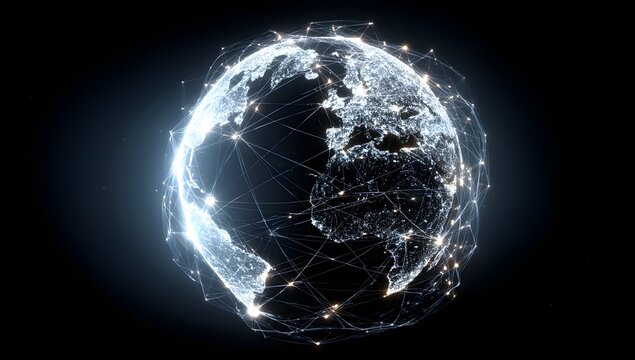 Abstract glowing orb with intricate light patterns and energetic aura against a dark background