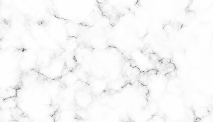 White Marble Texture Background with Natural Veins