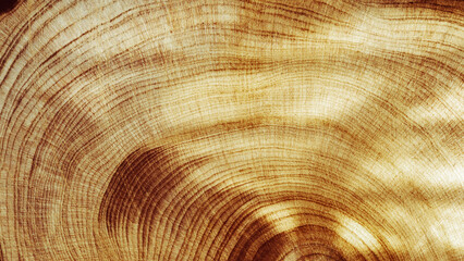 Macro banner of wood timber of juniper tree rings, natural geometric pattern, abstract nature...