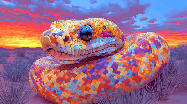 Illustration of snake