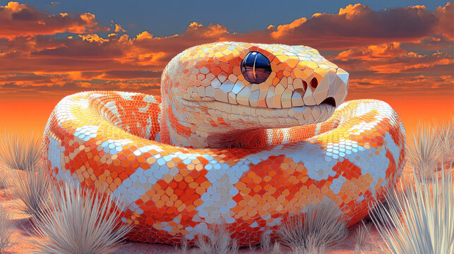 Illustration of snake