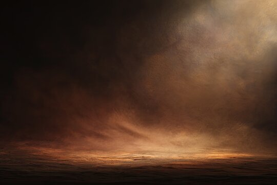 Dramatic, gradient backdrop featuring warm tones, reminiscent of fire, smoke, or a twilight sky