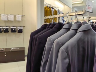 Obraz premium wardrobe with clothes