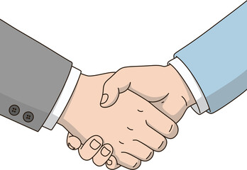 handshake between two businessmen