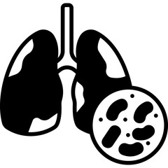 Tuberculosis Solid Icon