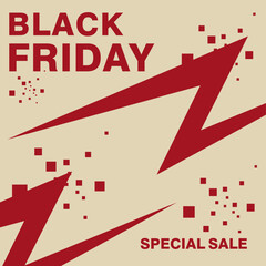 Banner template black friday,vector illustration, graphic design.for soscial media.