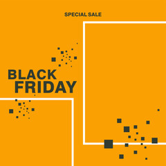 Banner template black friday,vector illustration, graphic design.for soscial media.