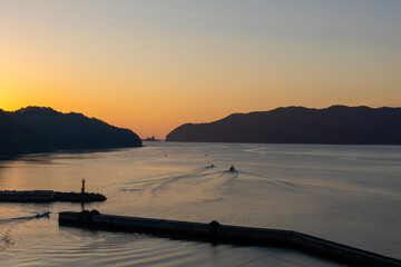日本周遊　東北行脚　釜石唐丹の夜明け