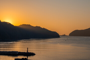 日本周遊　東北行脚　釜石唐丹の夜明け