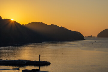 日本周遊　東北行脚　釜石唐丹の夜明け