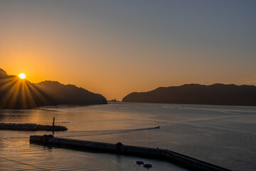 日本周遊　東北行脚　釜石唐丹の夜明け