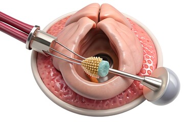 Extraction and Implantation, complex immediate surgery. Medically accurate 3D illustration of dental treatment