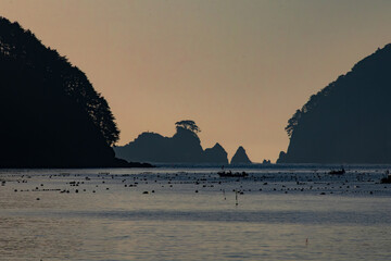 日本周遊　東北行脚　釜石唐丹の夜明け