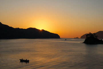 日本周遊　東北行脚　釜石唐丹の夜明け