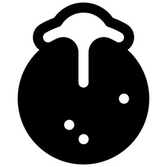 Shampoo bar. Outlined stroke vector icon with black-filled details.