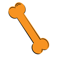 Editable dog chewing bone vector icon. Veterinary, animal, pet care, pet shop. Perfect for business, web and app interfaces, presentations, infographics, etc EPS 10