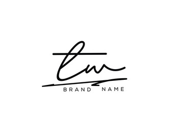 TW letter elegant cursive beauty handwriting logo. symbol design| typography logo| creative mark| corporate identity| signature logo.