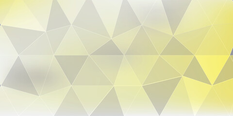 Abstract Yellow Gray Geometric Background with Triangles for Modern Design and Minimal Decor Creative Spaces eps10