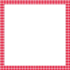 Christmas frame, Christmas red plaid pattern frame