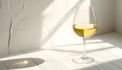 glass of white wine