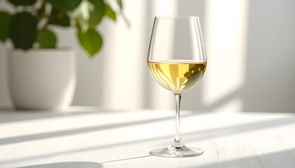 glass of white wine