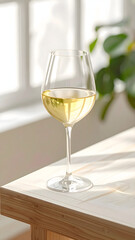 glass of white wine