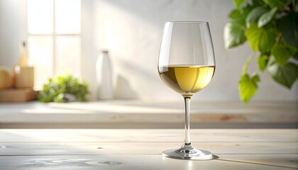 glass of white wine