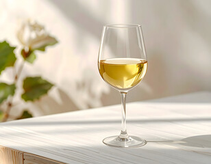 glass of white wine