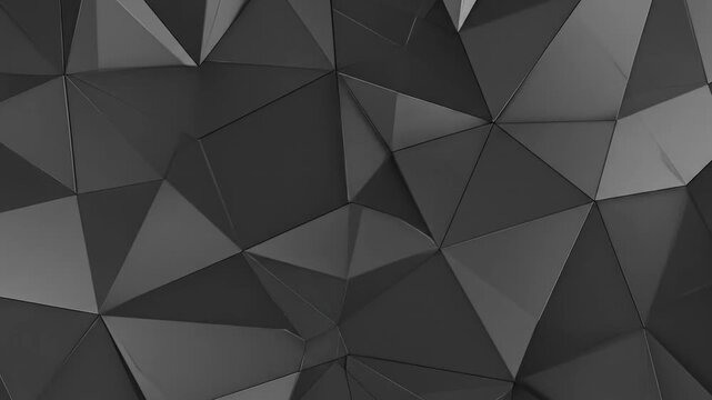 Abstract geometric pattern of dark gray triangles