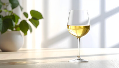 glass of white wine