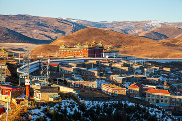 Muya Temple, also known as Muya Golden Tower, is a mandala-style Buddhist temple located in Lhagang...