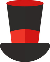 vector illustration of a black hat
