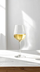 glass of white wine
