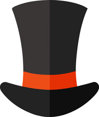 black hat isolated on white