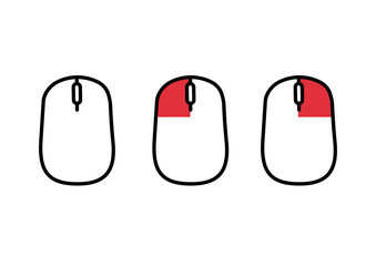 Simple Mouse Click Illustrations
Set