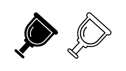 Beach shovel icon with transparent background